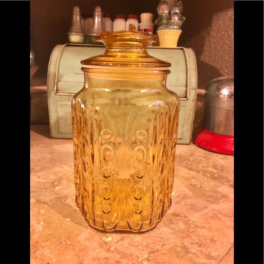 Vintage Glass Canister, Imperial Glass Company